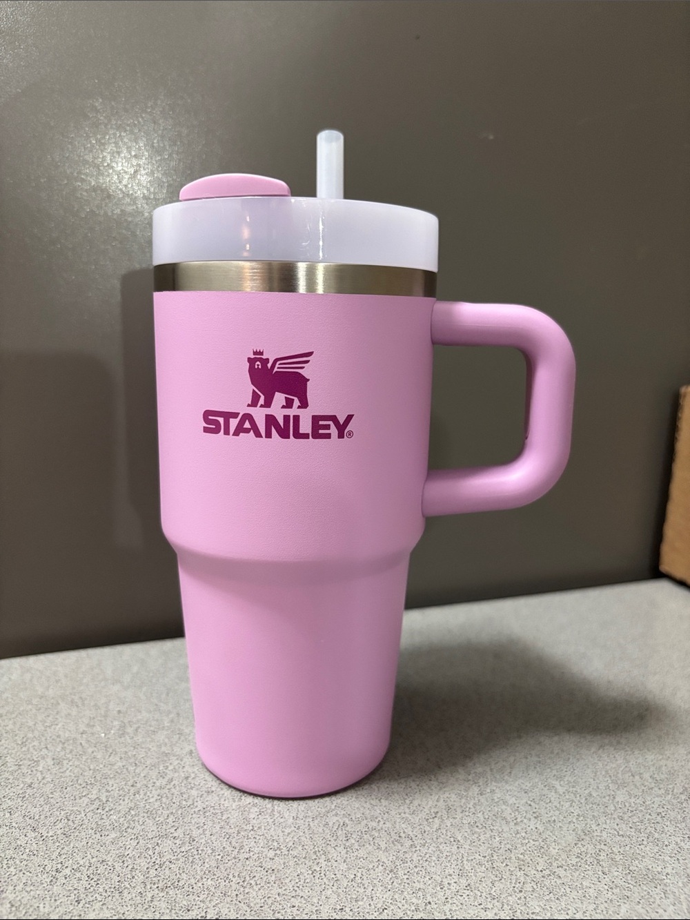 Stanley Insulated Travel Mug with Handle and Straw